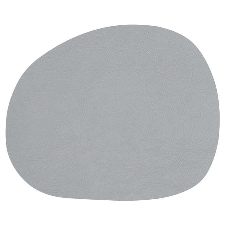 Raw placemat leather - Light grey buffalo (light grey) - Aida