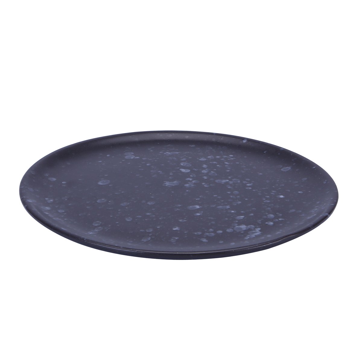 Aida Raw plate o20 cm black with dots | Scandinavian Design | Small plates & side plates | Black