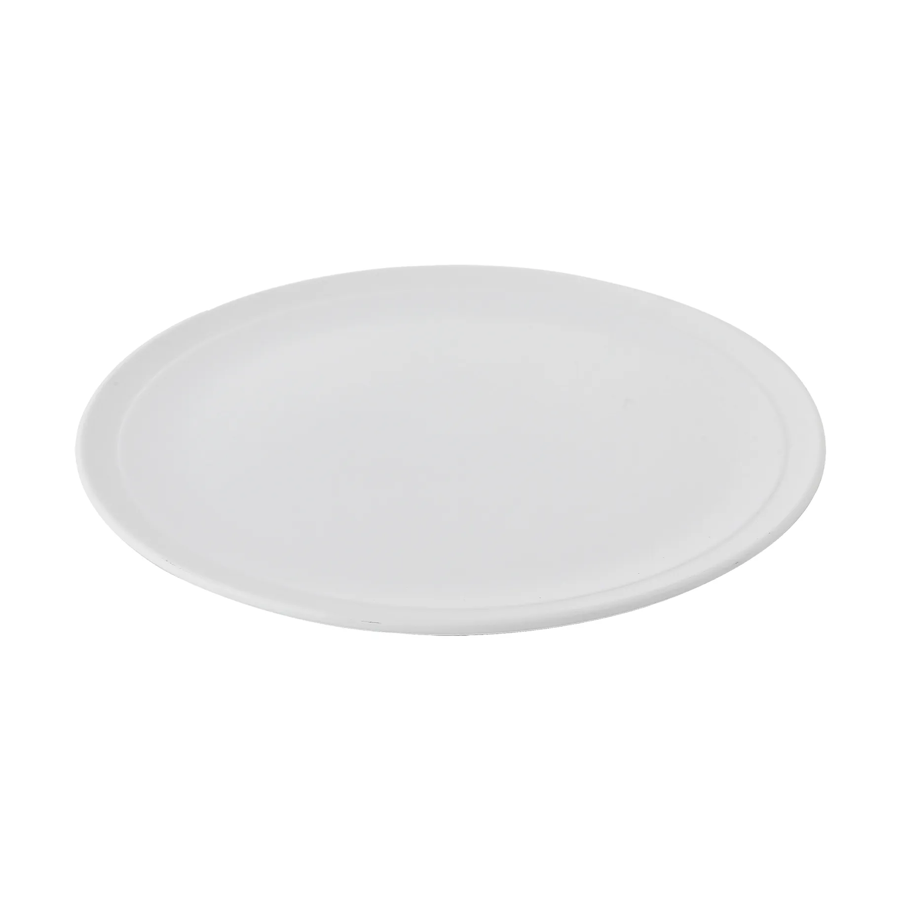 Raw plate Ø20 cm, Pure Porcelain Aida