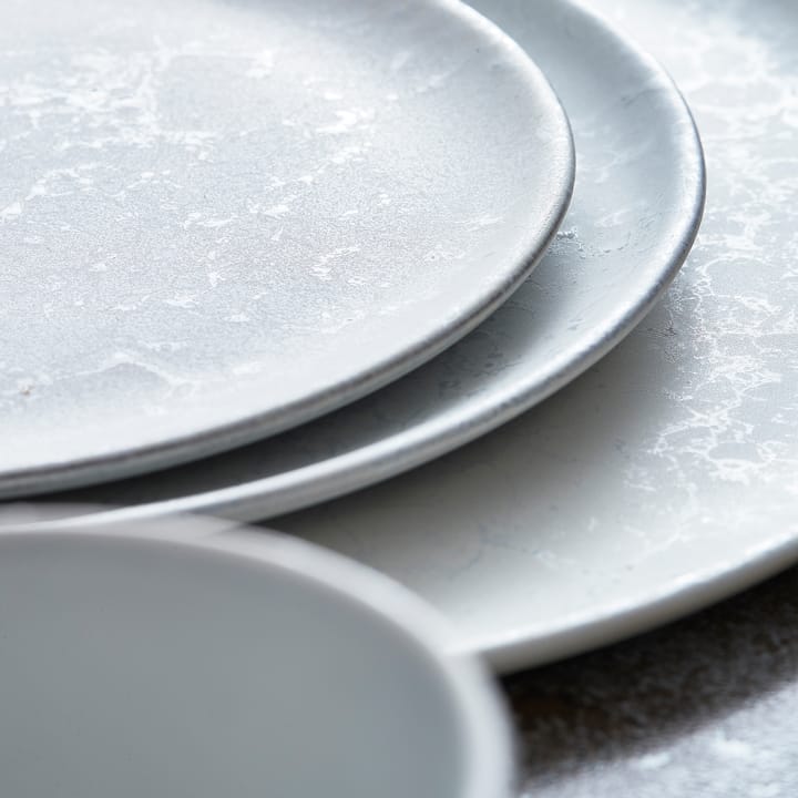 Raw plate Ø23 cm - Arctic white - Aida
