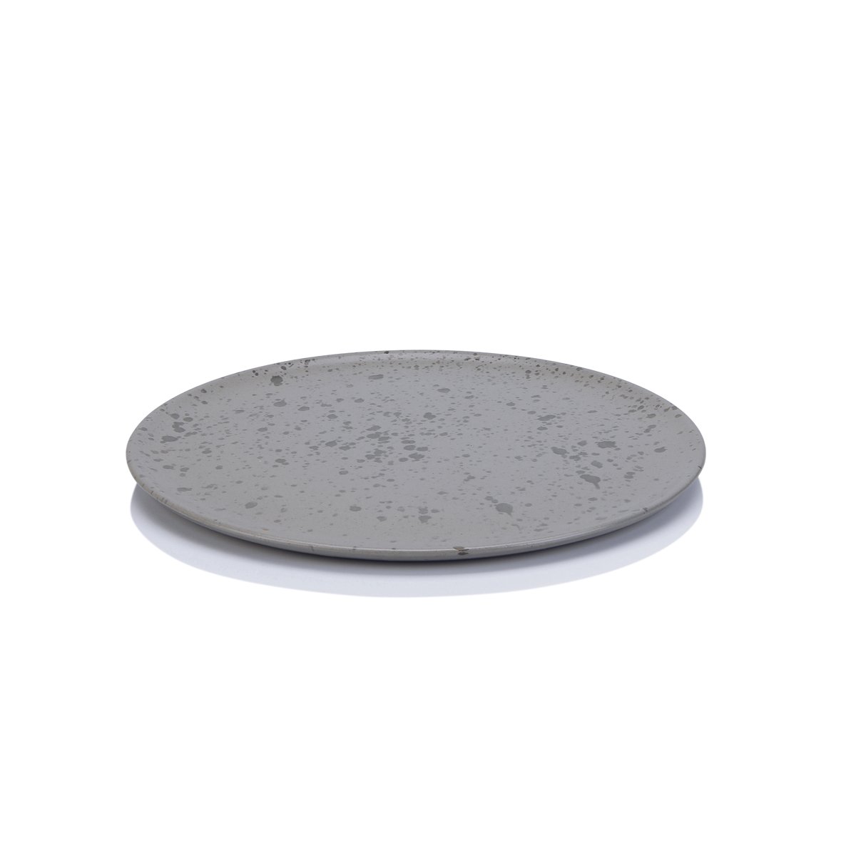 Aida Raw plate 23 cm grey with dots | Scandinavian Design | Dinner plates | Grey
