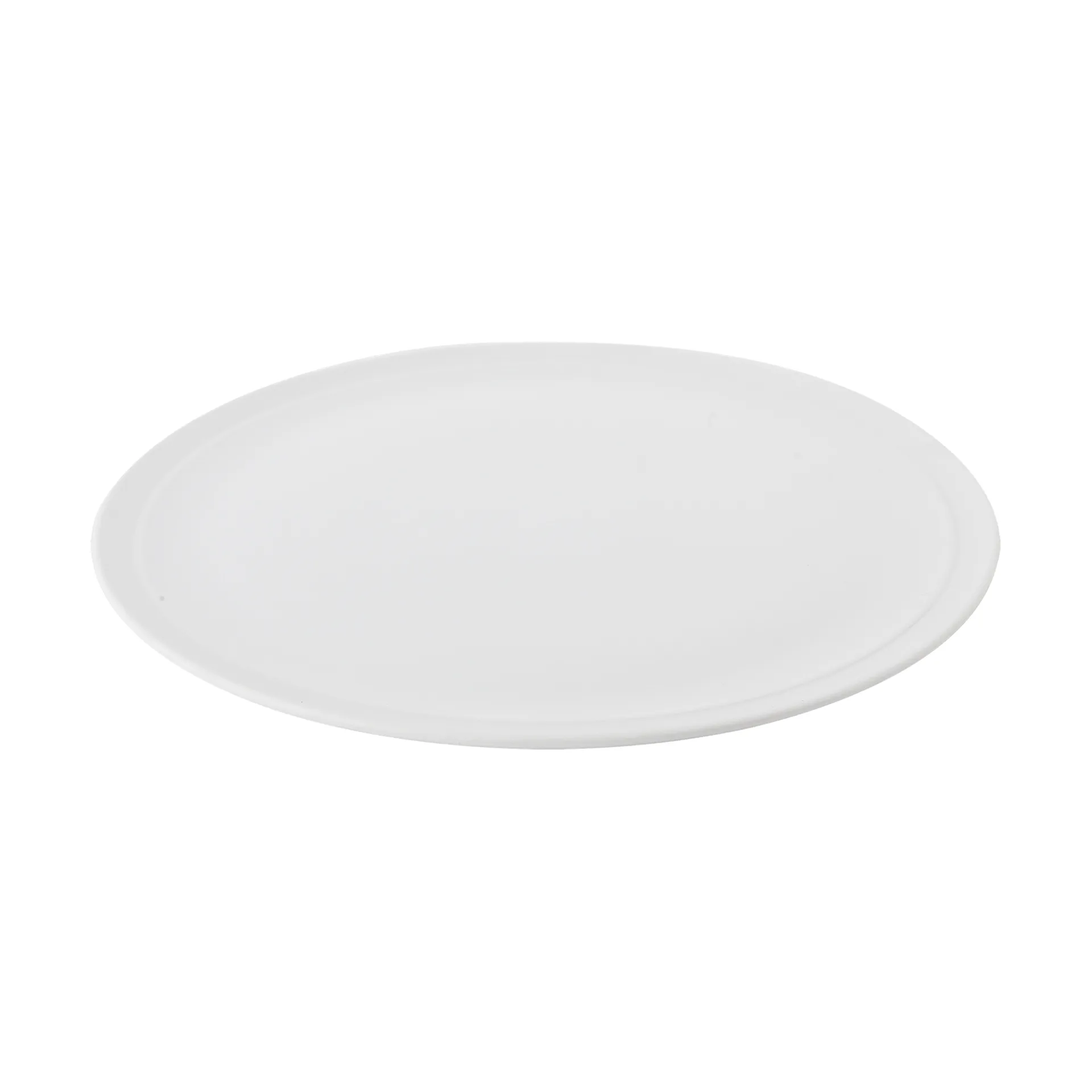 Raw plate Ø23 cm, Pure Porcelain Aida