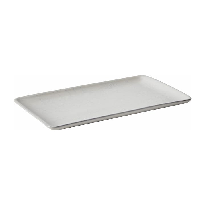 Raw plate 23.5x15 cm - Arctic white - Aida
