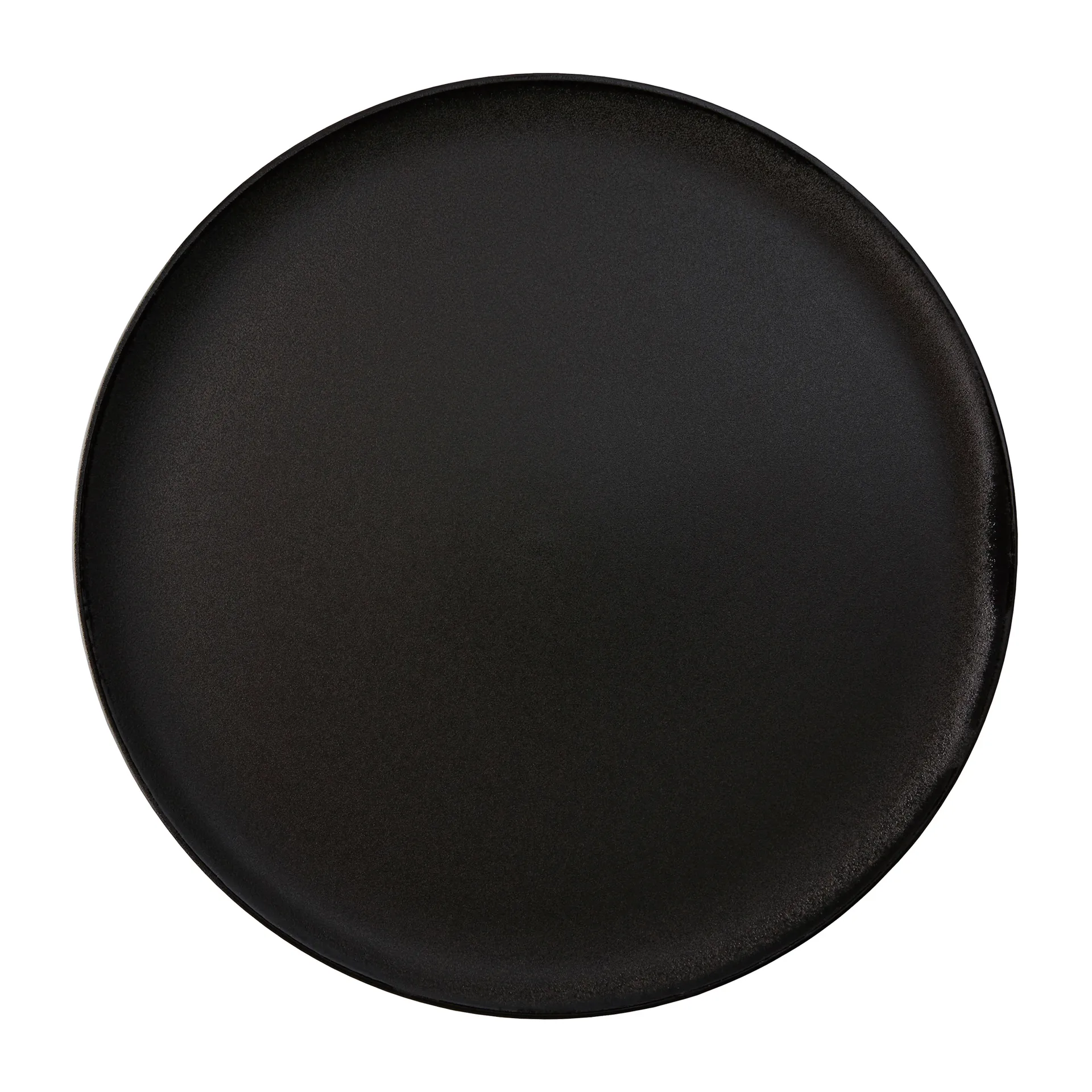 Raw plate Ø28 cm, Titanium black Aida