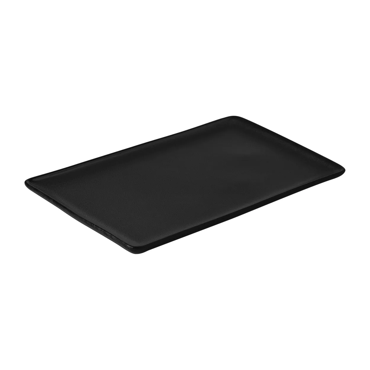 Aida Raw plate 31.5x20 cm Titanium black | Scandinavian Design | Dinner plates | Black