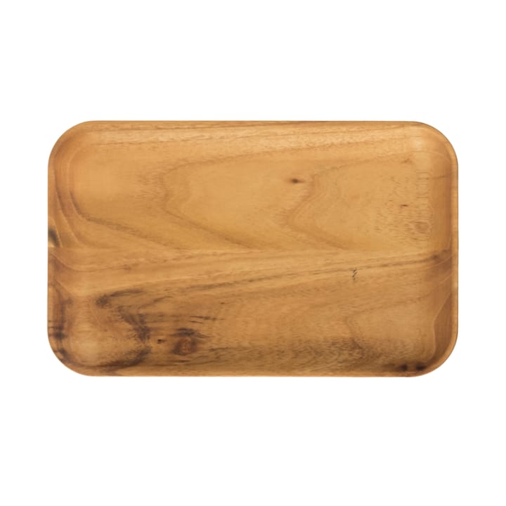 Raw plate rectangular 23.7x14.9 cm - Wood - Aida