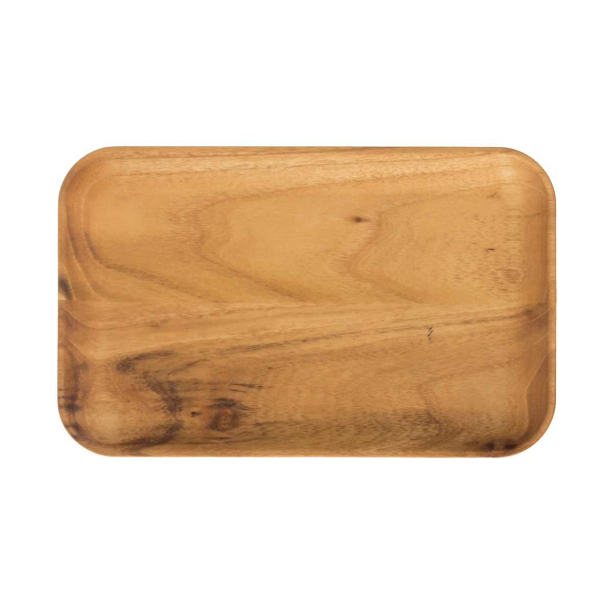 Aida Raw plate rectangular 23.7x14.9 cm Wood | Scandinavian Design | Dinner plates | Brown
