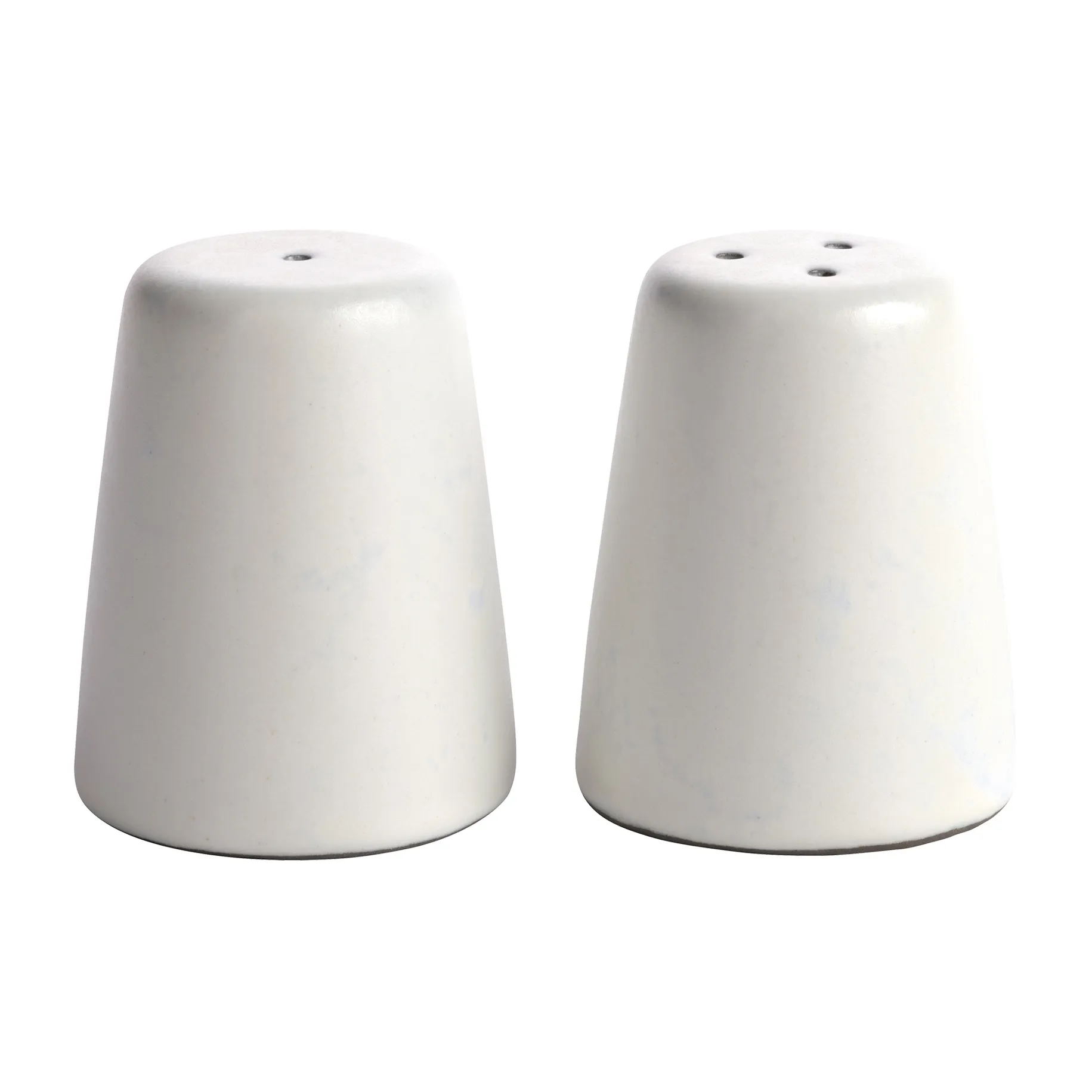 Raw salt and pepper set, Arctic white Aida
