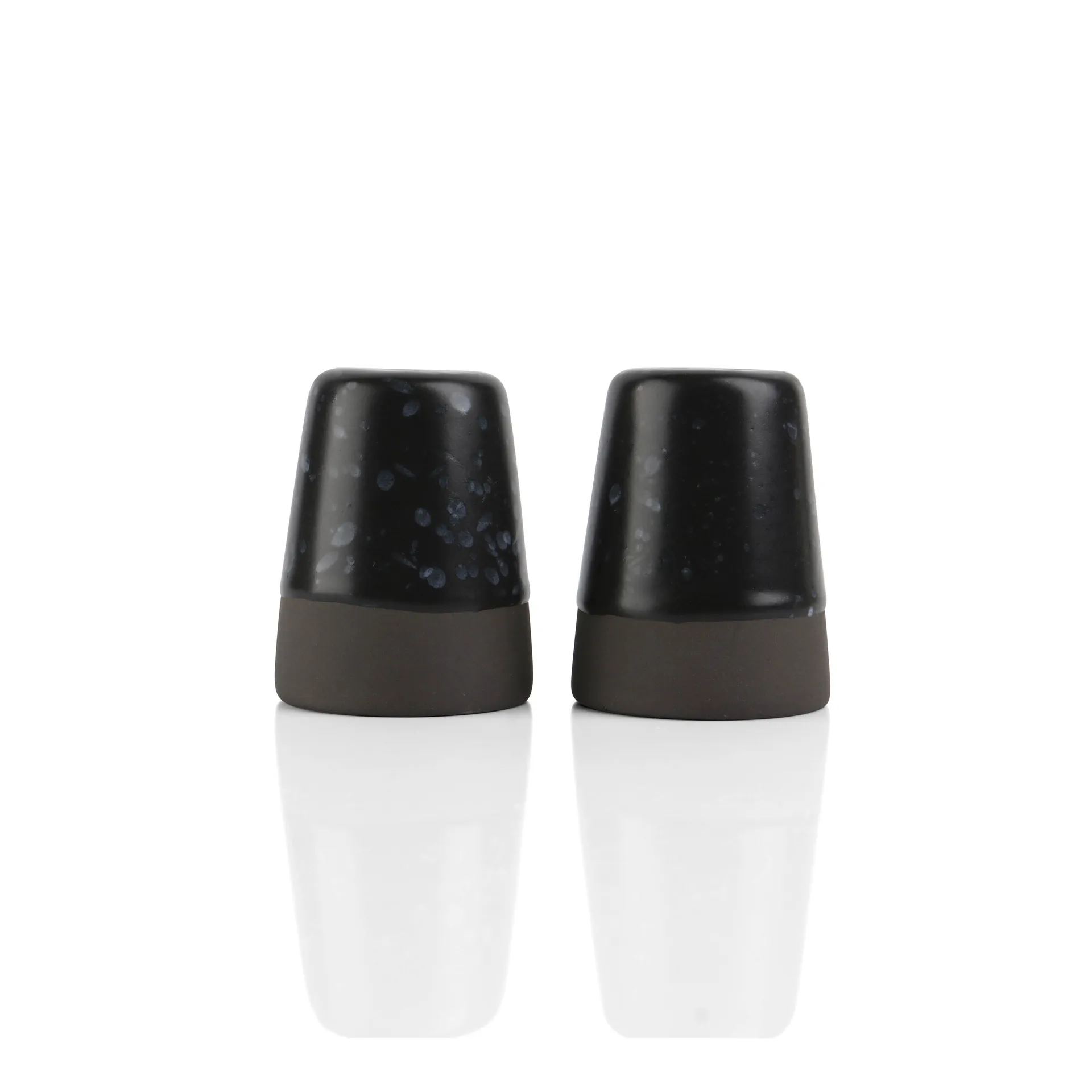Raw salt and pepper set, black Aida