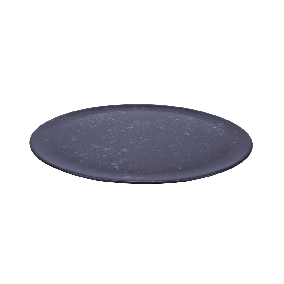 Aida Raw serving saucer o 42 cm black with dots | Scandinavian Design | Serving platters & dishes | Black