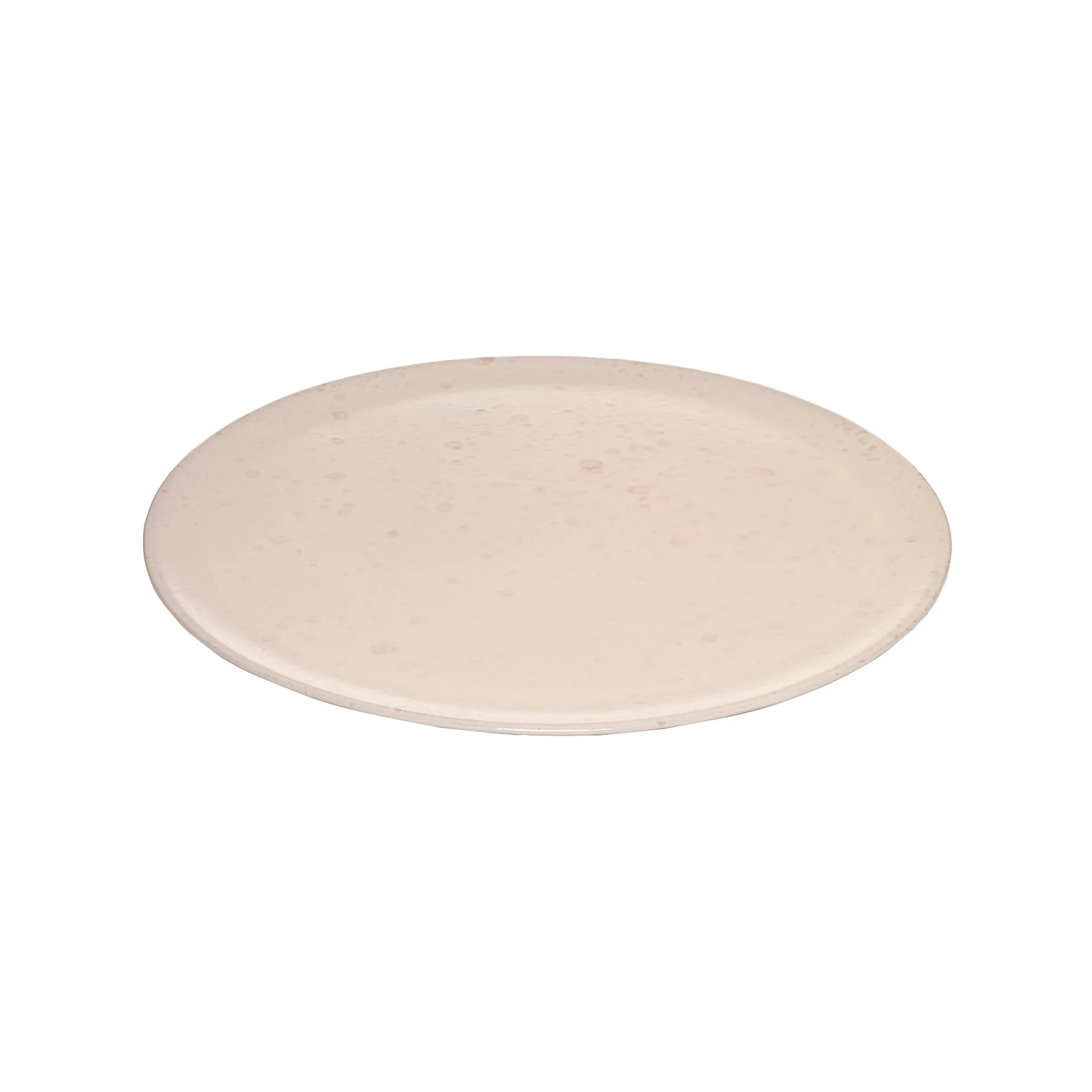 Raw serving saucer Ø 42 cm, nude with dots Aida