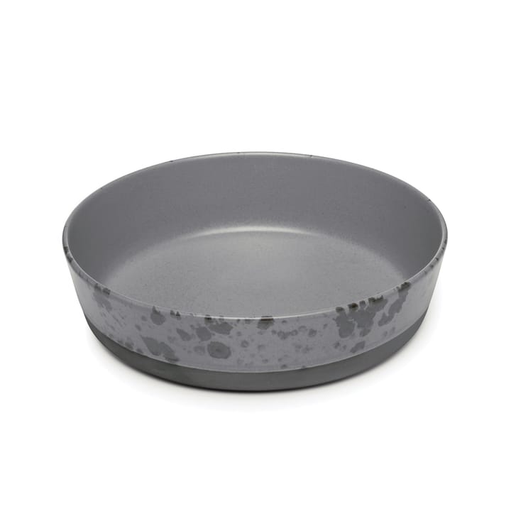 Raw soup plate Ø19,4 cm - grey with dots - Aida