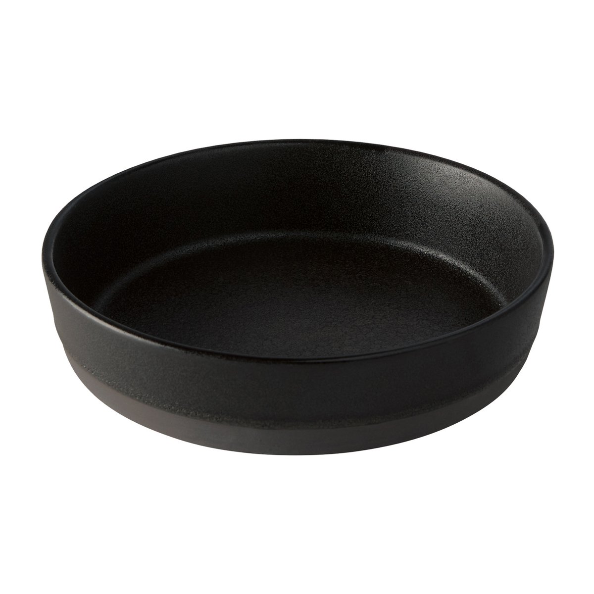 Aida Raw soup plate o19,4 cm Titanium black | Scandinavian Design | Deep plates | Black