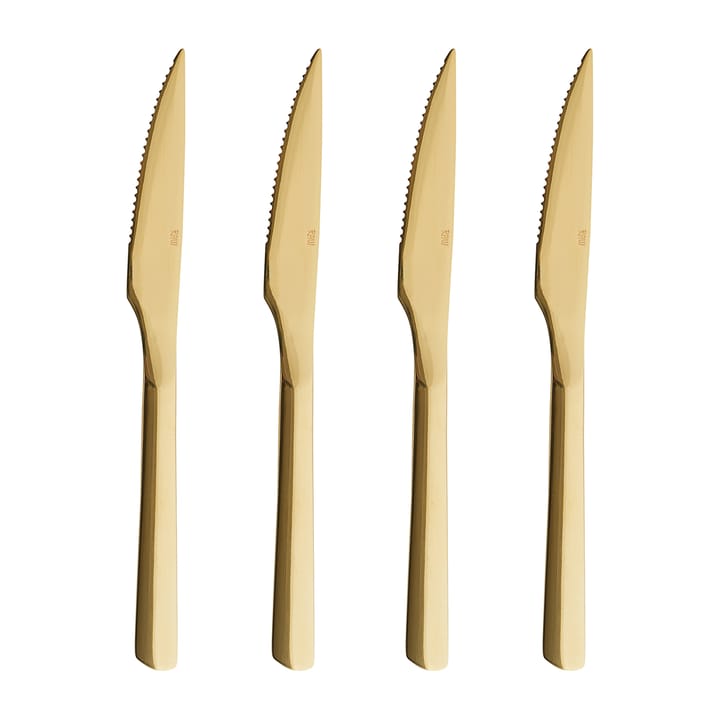 Raw steak knife 4-pack - Gold - Aida