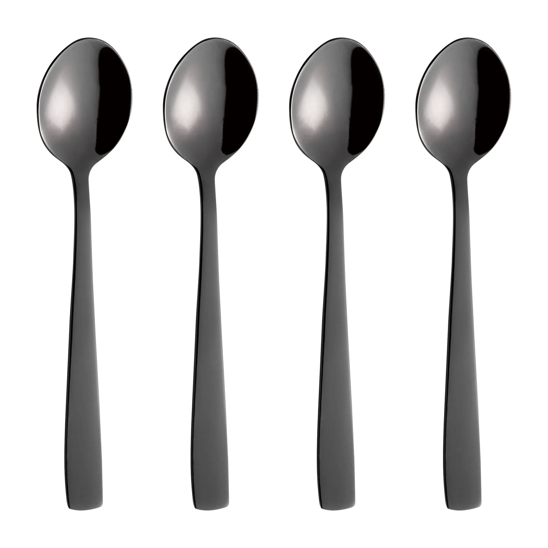 Raw teaspoon 4-pack, Black Aida