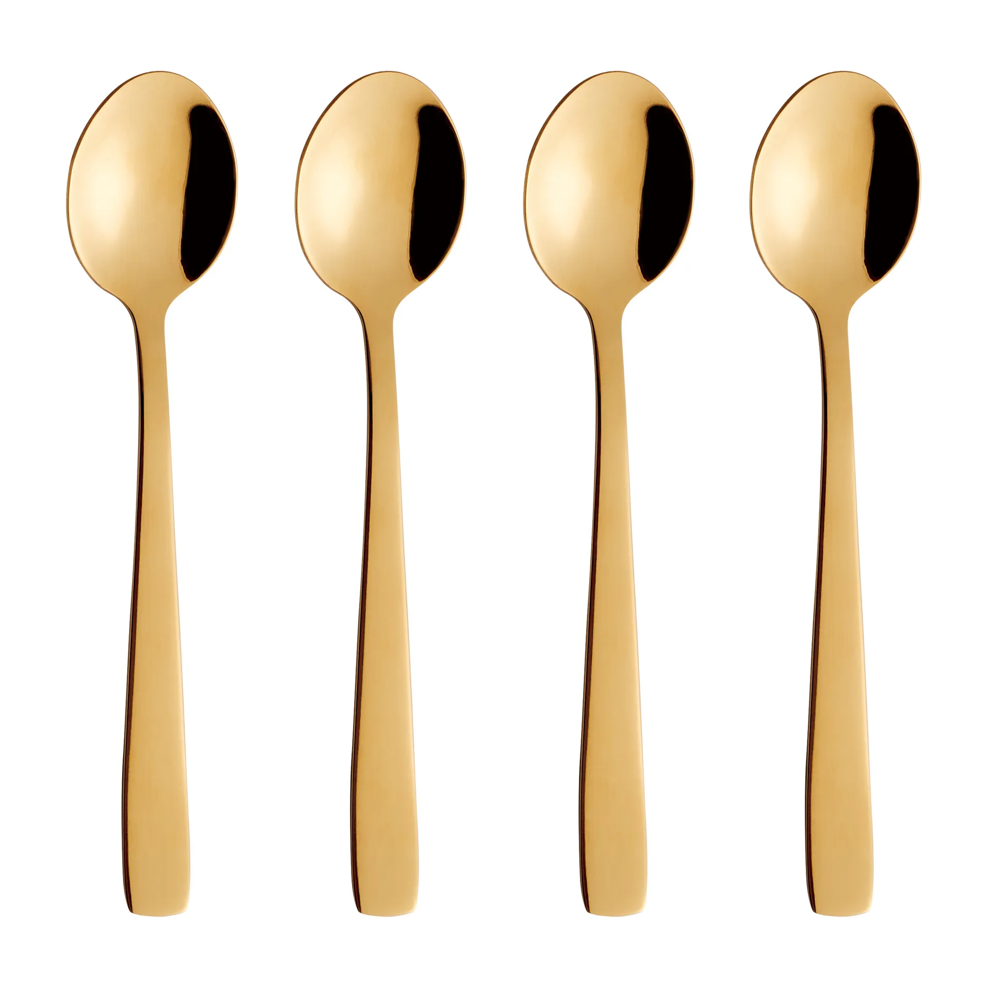 Raw teaspoon 4-pack, Gold Aida