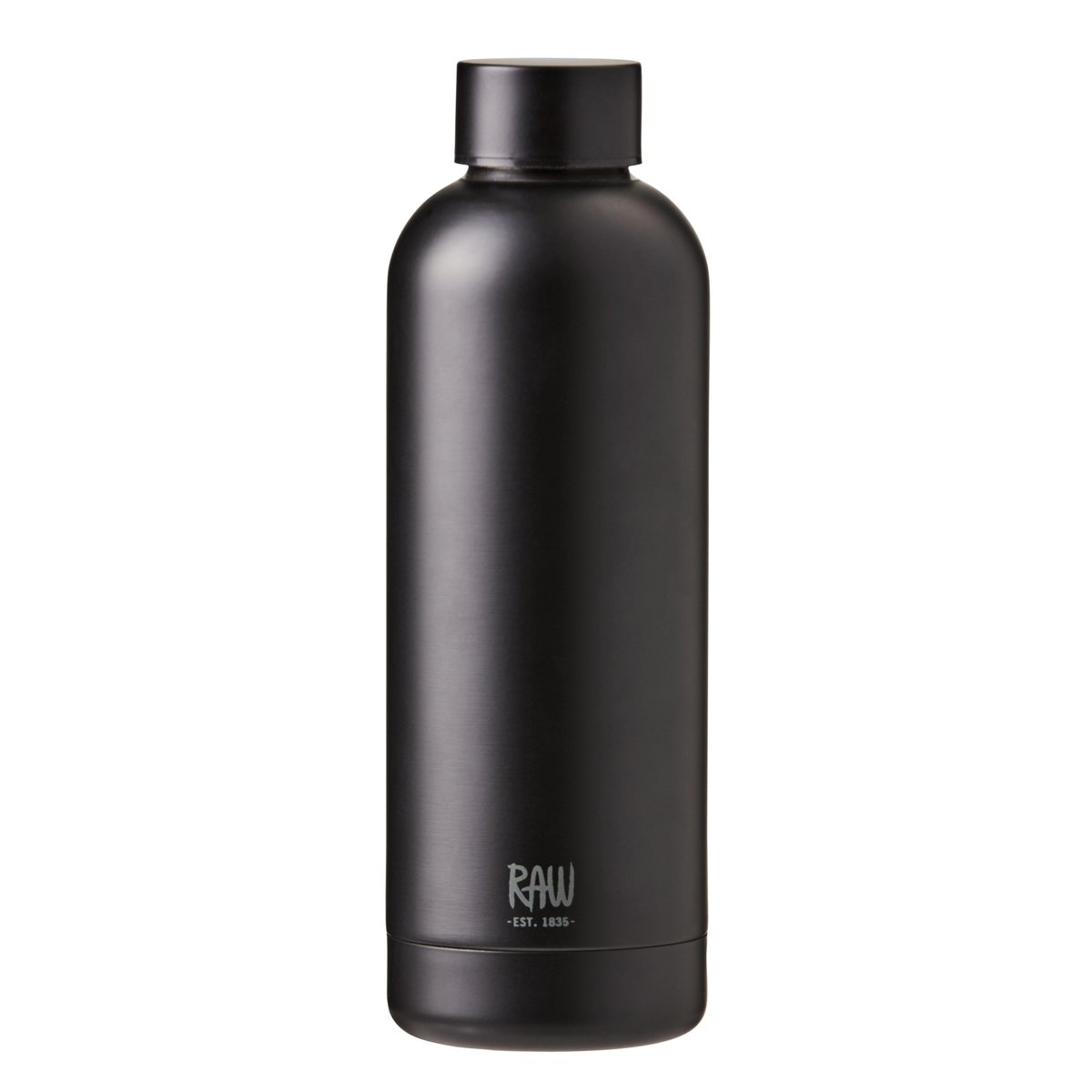 Aida Raw thermos bottle 0.5 l matte black | Scandinavian Design | Water bottles | Black