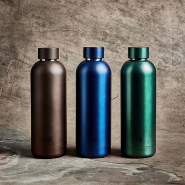 Raw thermos bottle 0.5 l - matte blue - Aida