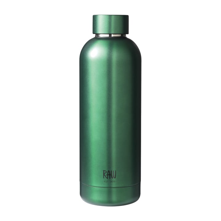 Raw thermos bottle 0.5 l - matte green - Aida