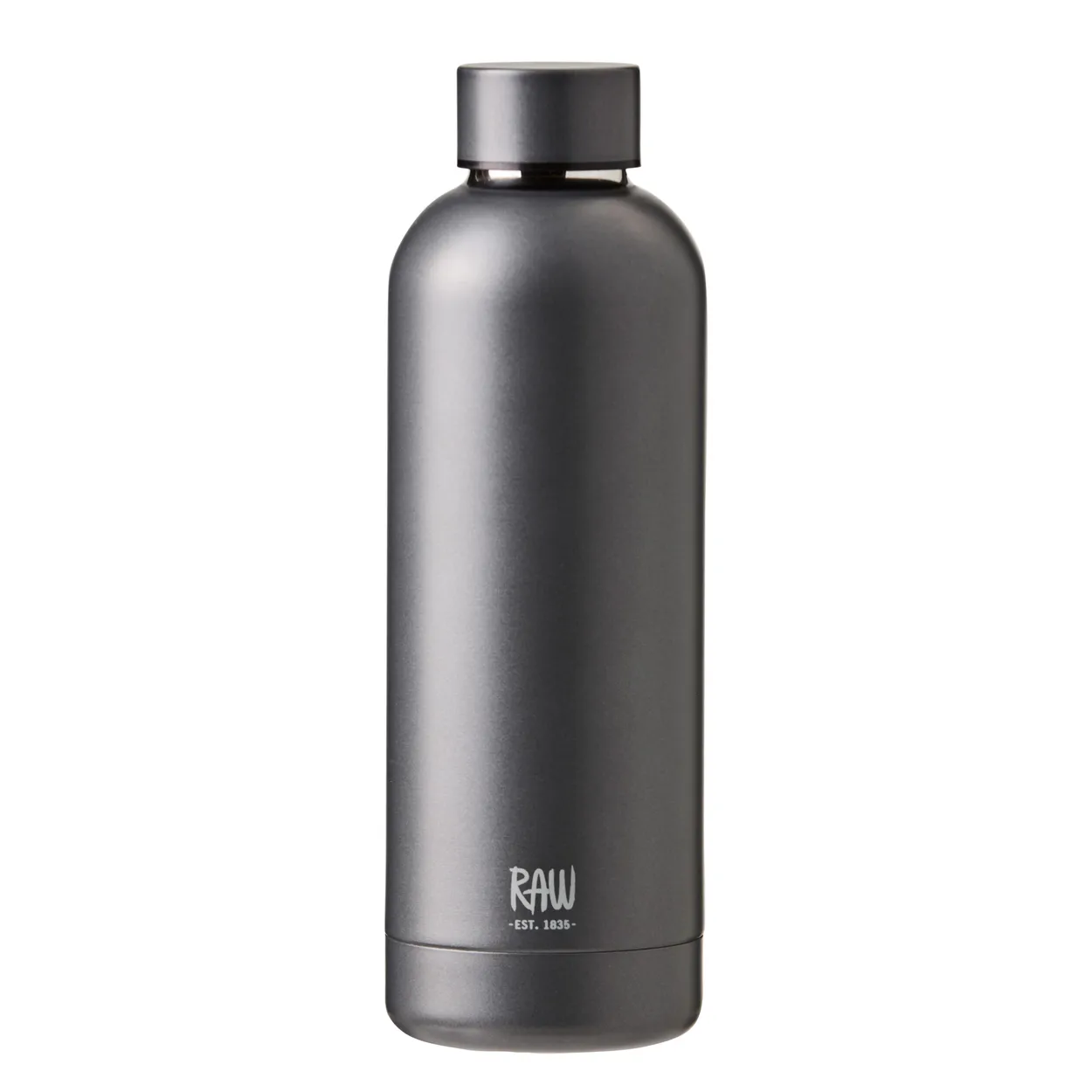 Aida Raw thermos bottle 0.5 l matte grey | Scandinavian Design | Water bottles | Grey