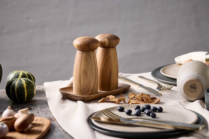 Raw tray 10x17 cm, Teak Aida