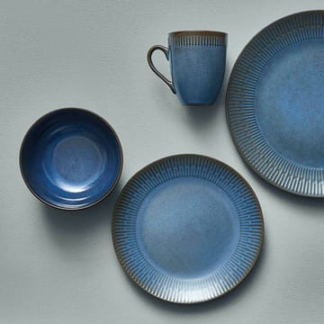 Relief bowl Ø14 cm - blue - Aida
