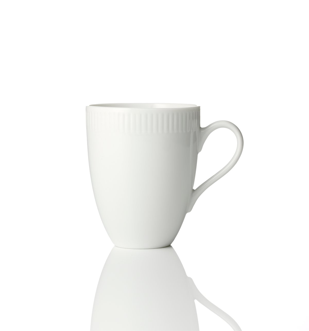 Aida Relief mug 4-pack White | Scandinavian Design | Coffee cups | White
