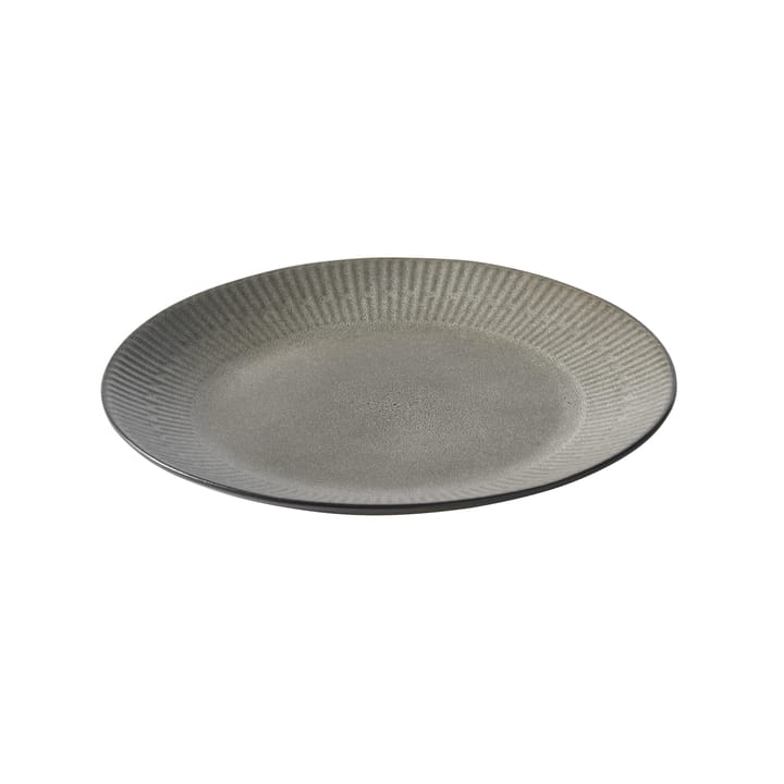 Relief plate 22 cm - grey - Aida