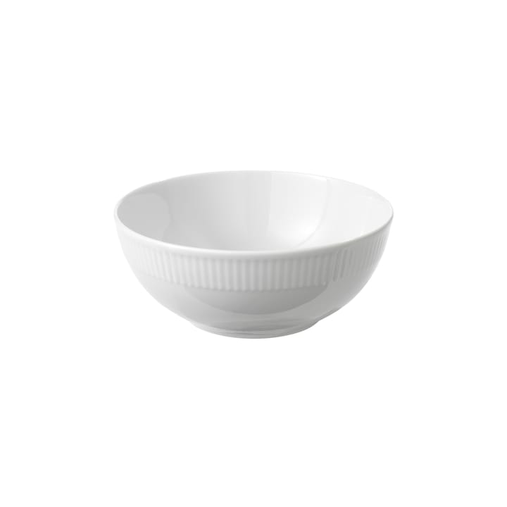 Relief salad bowl 25 cm - white - Aida