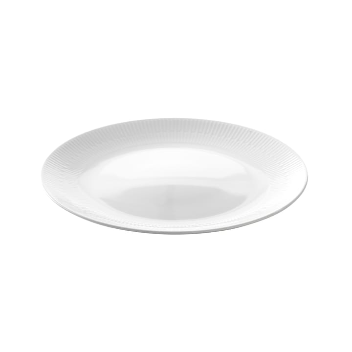 Relief serving plate Ø33 cm - white - Aida