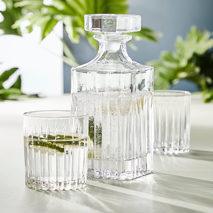 Relief whisky glass 31 cl 4-pack - Clear - Aida
