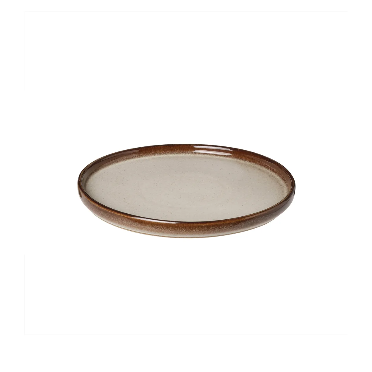 Aida Soholm Sonja plate o21 cm Brown | Scandinavian Design | Small plates & side plates | Brown