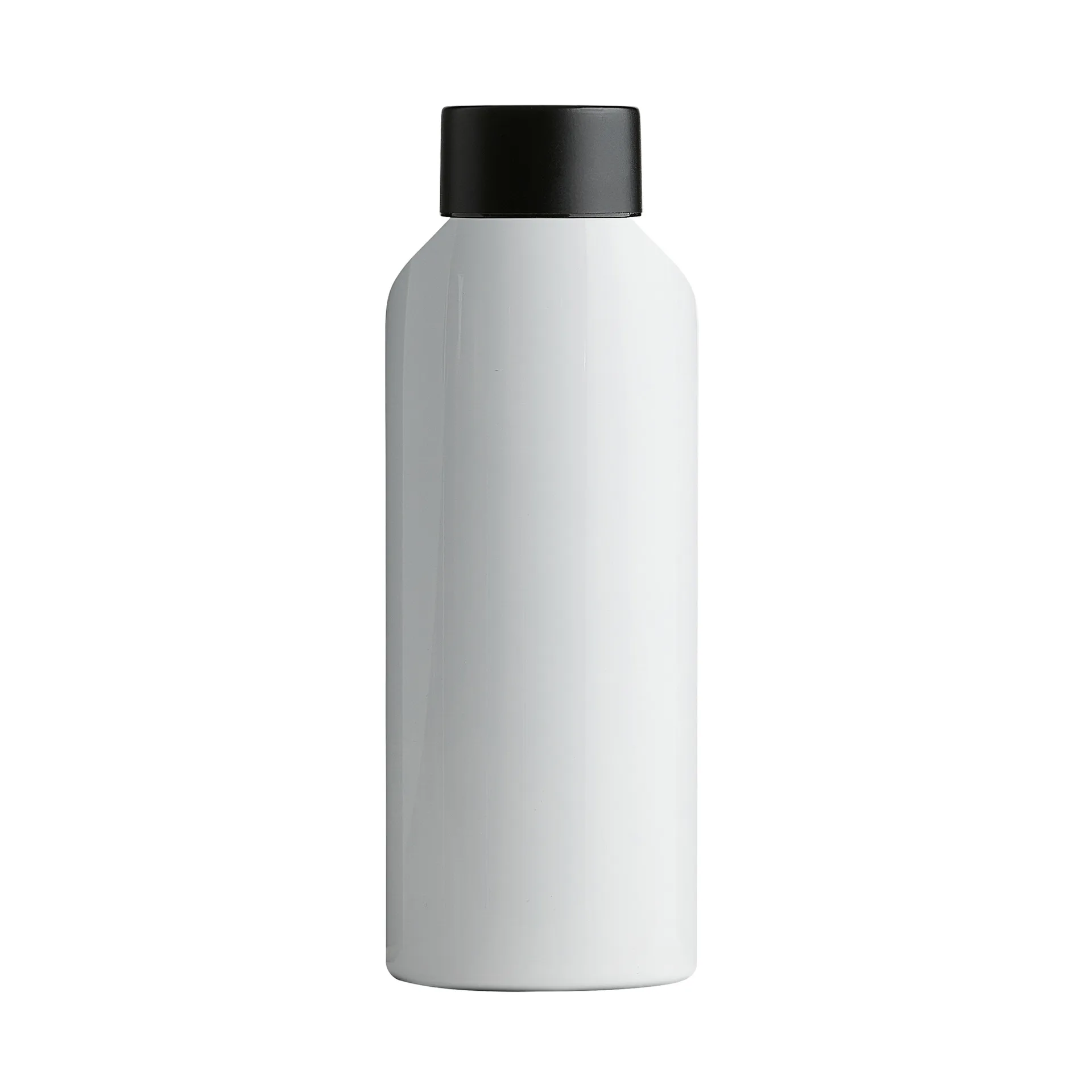 To Go aluminum flask 0.5 L, Shiny white Aida