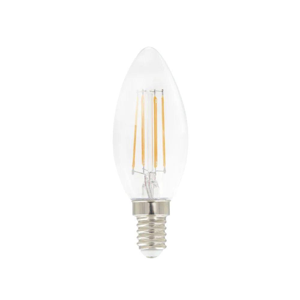 Airam Filament LED candle light source, Clear, with memory e14, 5w Airam
