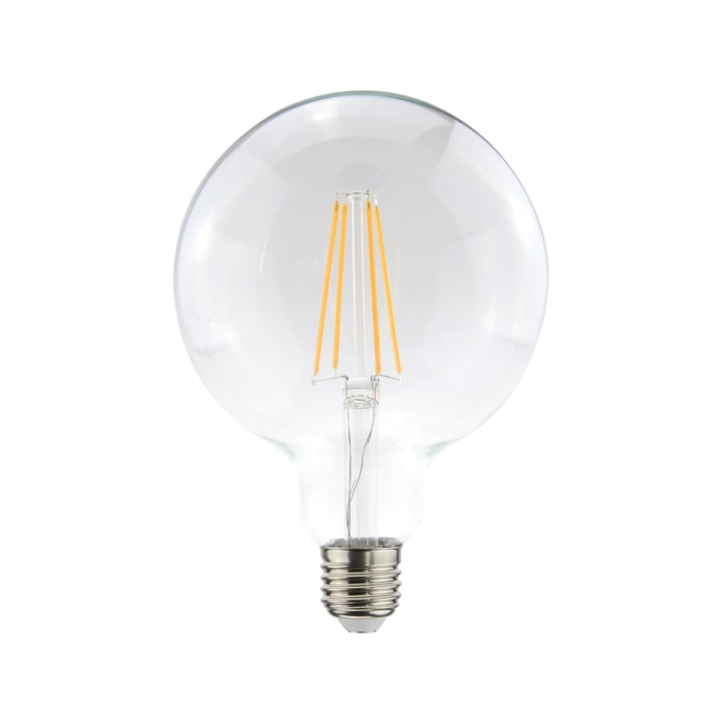 Airam Airam Filament LED-globe 125mm light source Clear-dimmable-4-filament e27-5w