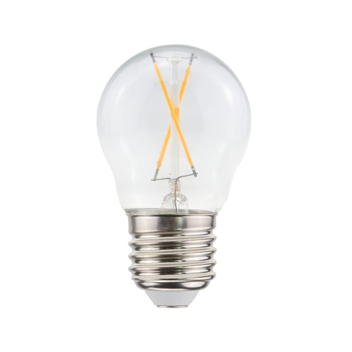 Airam Filament LED-globe light source - Clear, non-dimmable, 2-filament e27, 1w - Airam