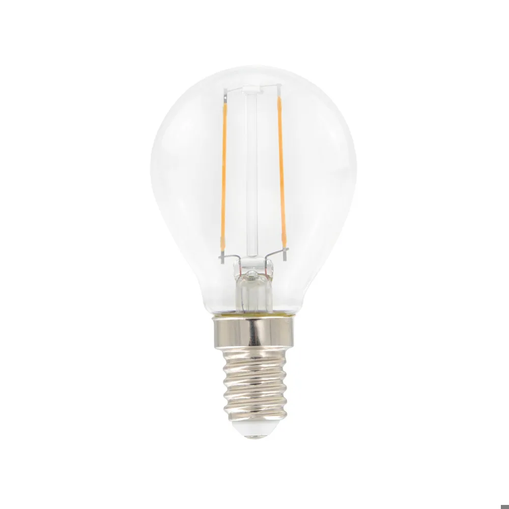 Airam Airam Filament LED-globe light source Clear, non-dimmable e14, 2w