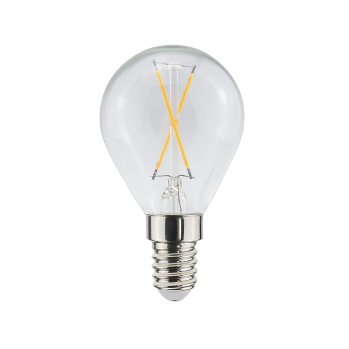 Airam Filament LED-globe light source - Clear, not dimmable, 2-filament e14, 1w - Airam