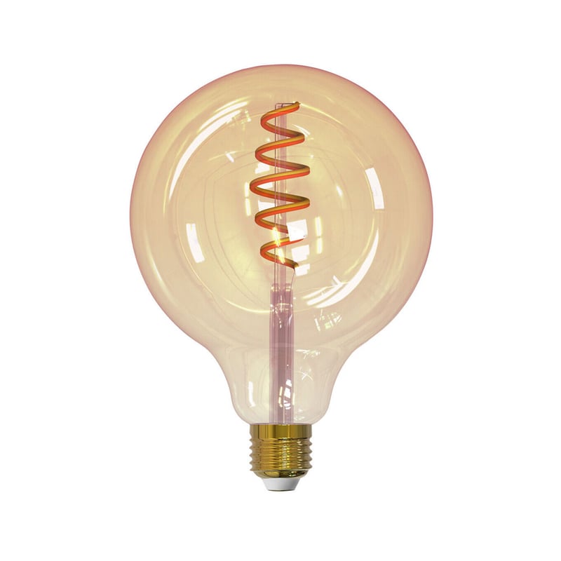 Airam Airam Smart Home Filament LED-globe light source Amber, 125mm, spiral e27, 6w