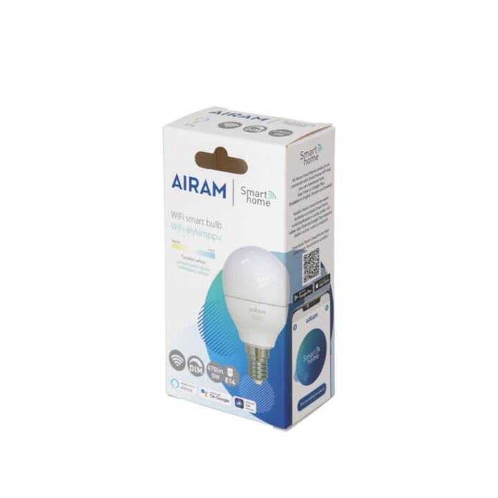 Airam Smart Home LED-globe light source - White e14, 5w - Airam
