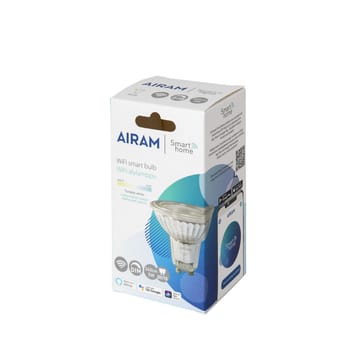 Airam Smart Home LED light source - Clear, par16, 36°, glass body gu10, 5w - Airam