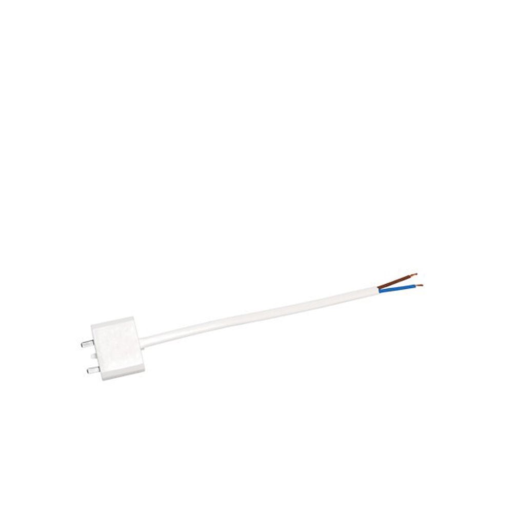 Airam Lamp plug DCL White, with cord 18 cm, unearthed