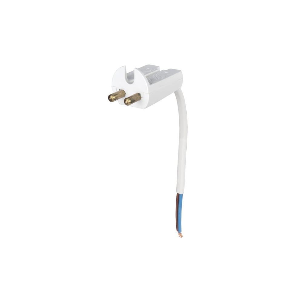 Airam Lamp plug White, with cable 11 cm, ungrounded