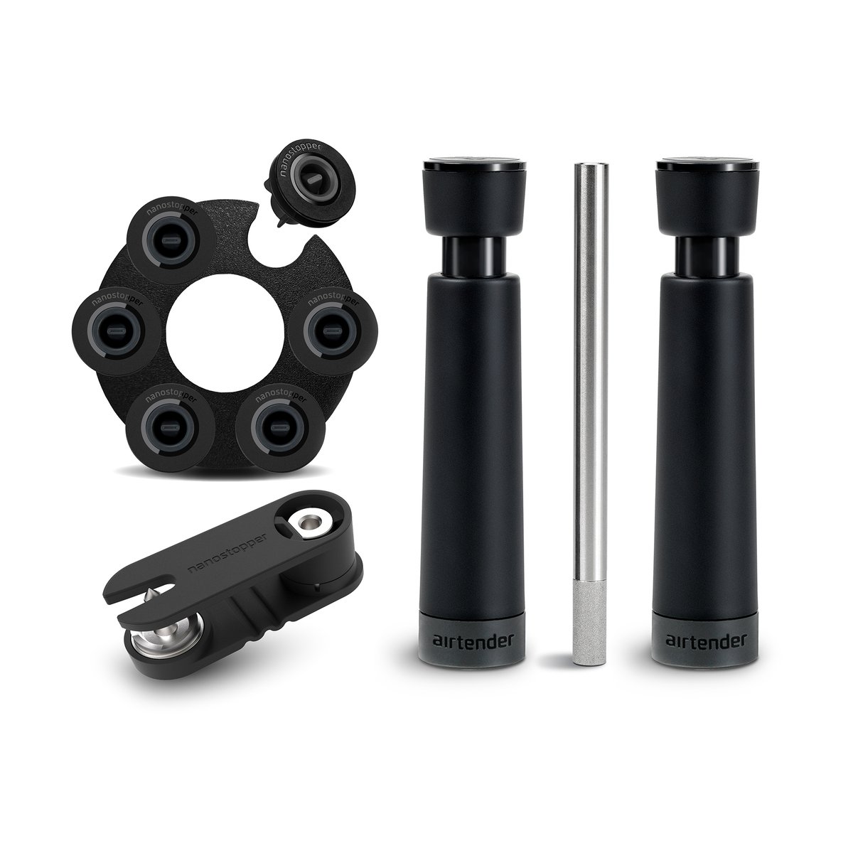 Airtender Air and Vacuum Gift Set 11 pieces | Scandinavian Design | Other kitchen utensils | Black