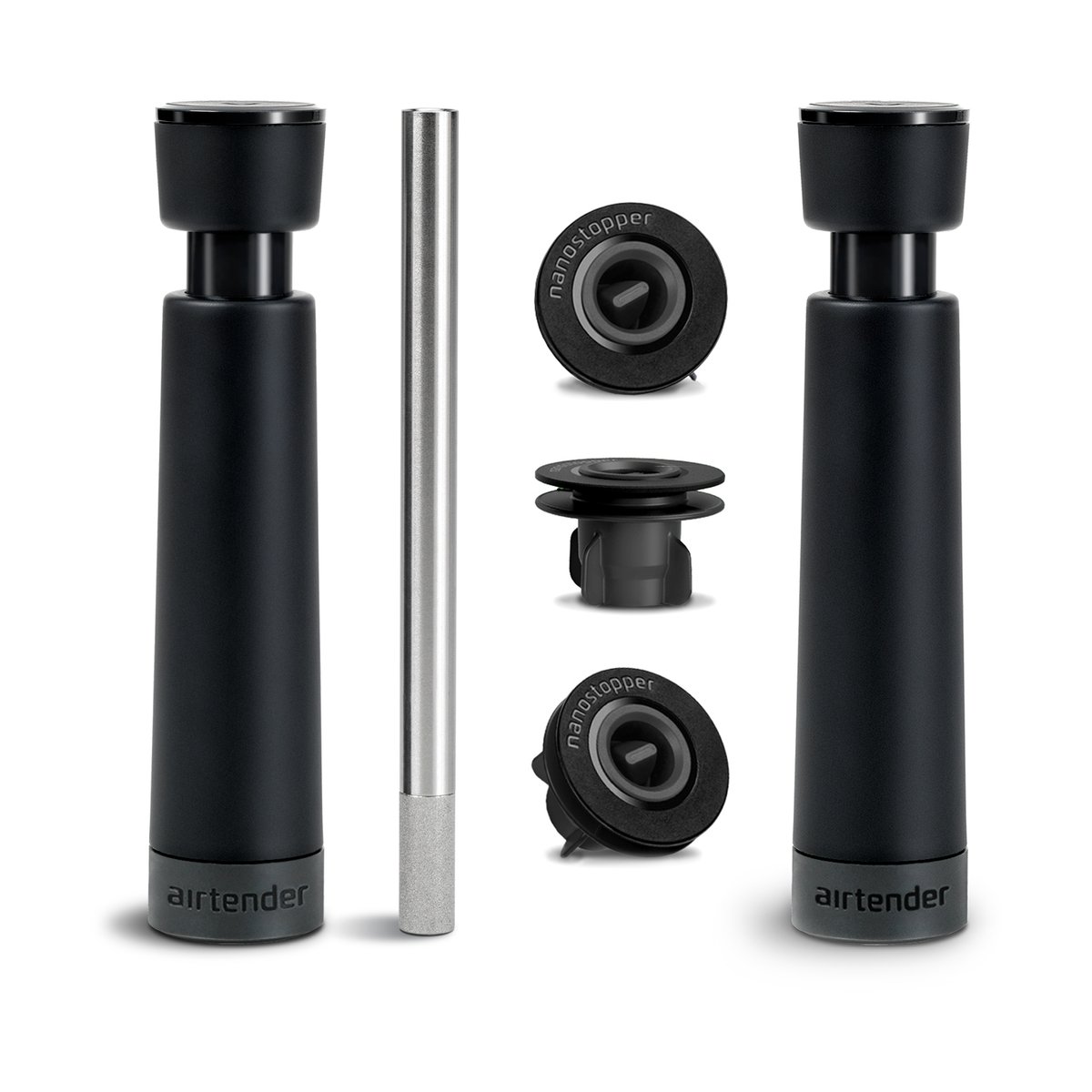 Airtender Wine lovers aerator and vacuum stopper set 6 pieces