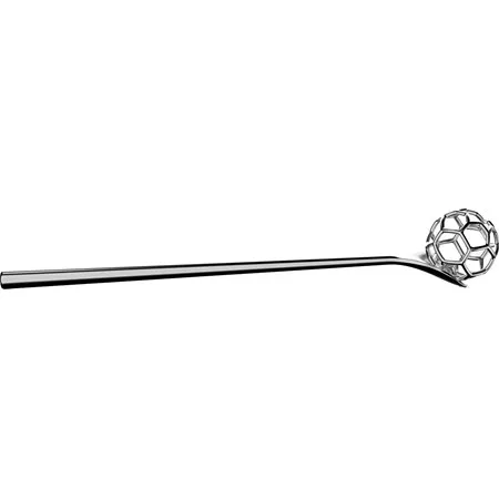Alessi Acacia Honey Spoon Chrome | Scandinavian Design | Salad servers | Silver-coloured
