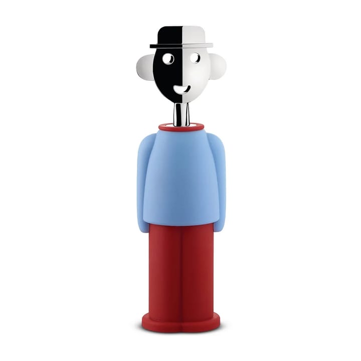 Alessandro M. corkscrew - Light blue-red - Alessi