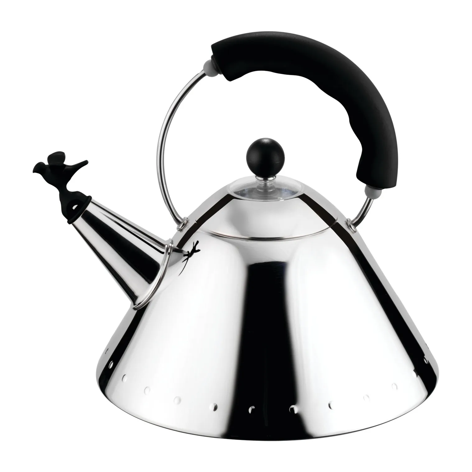 Alessi 9093 kettle, Black-bird Alessi