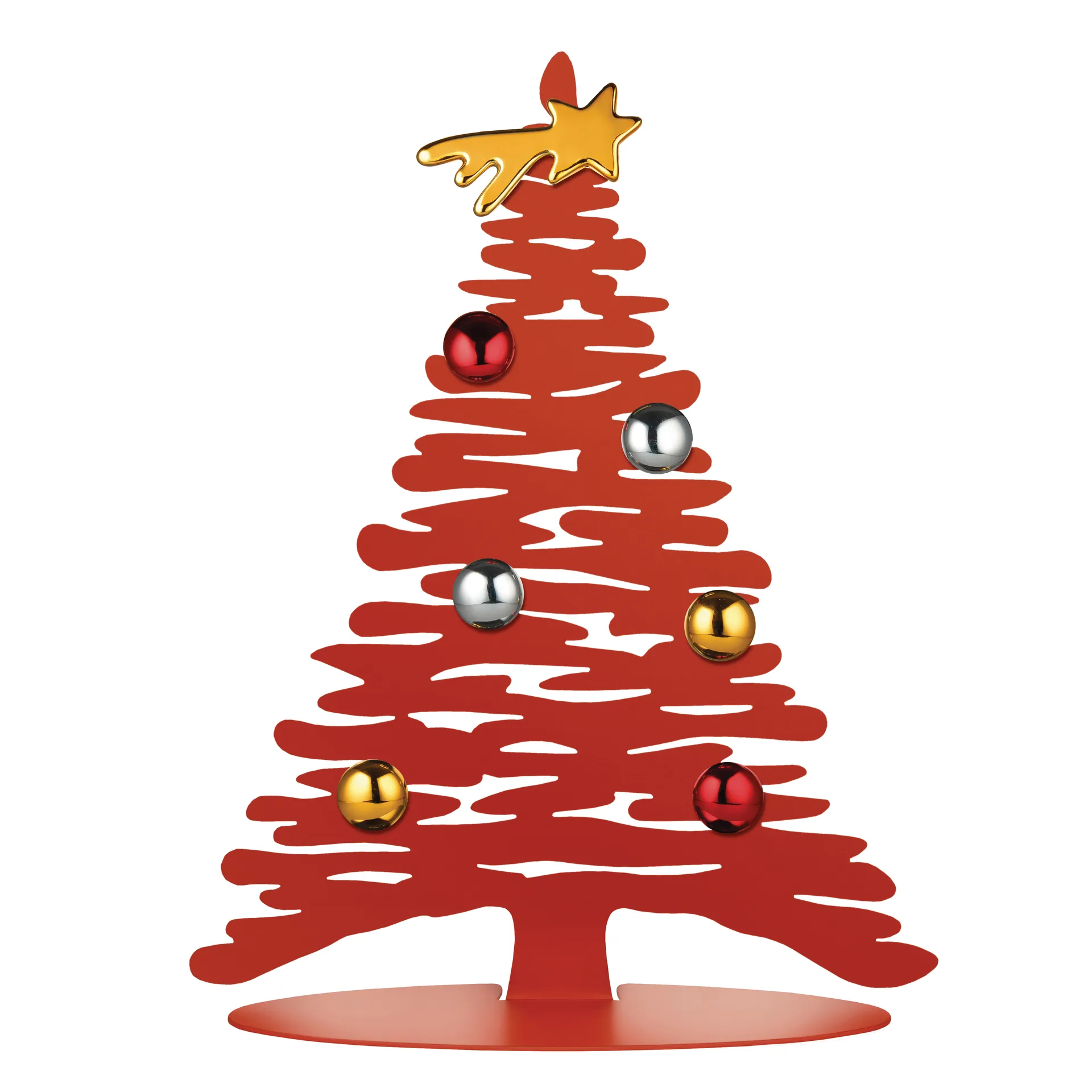 Alessi Christmas tree, red Alessi