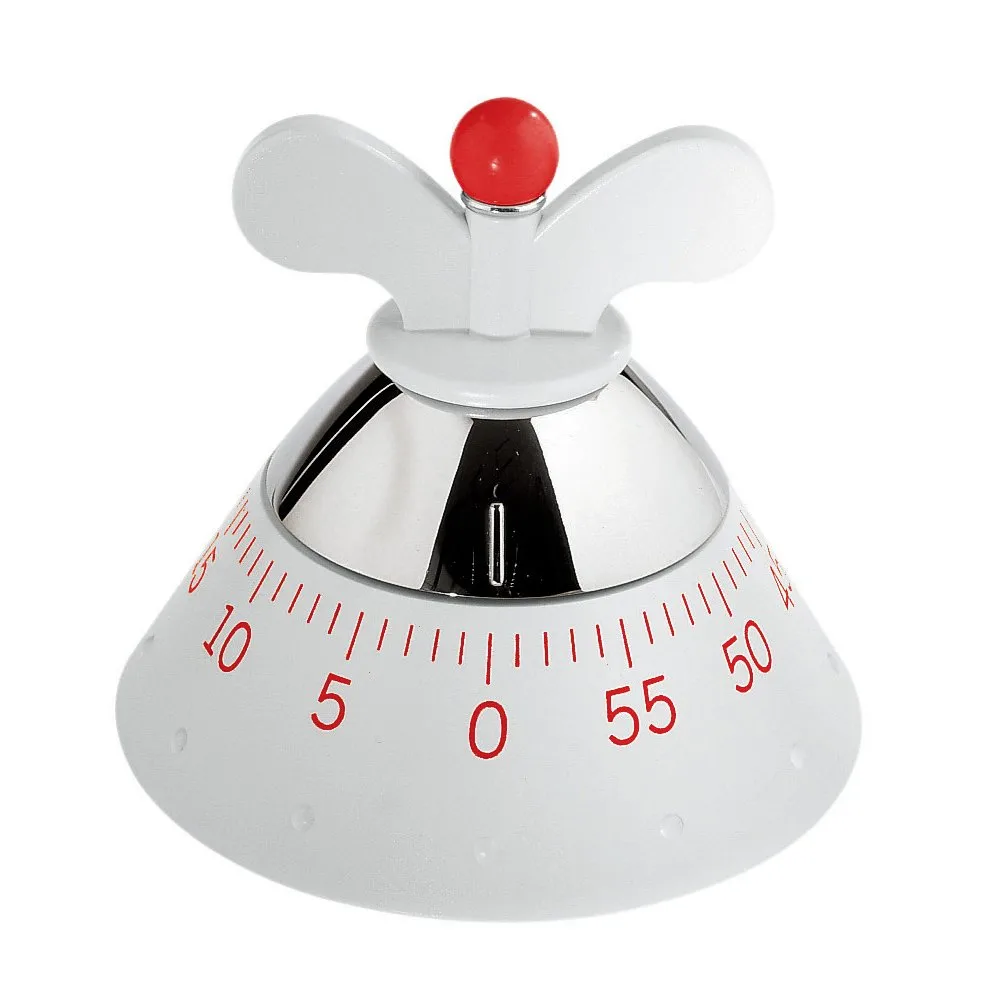 Alessi kitchen timer white | Scandinavian Design | Thermometers & timers | White